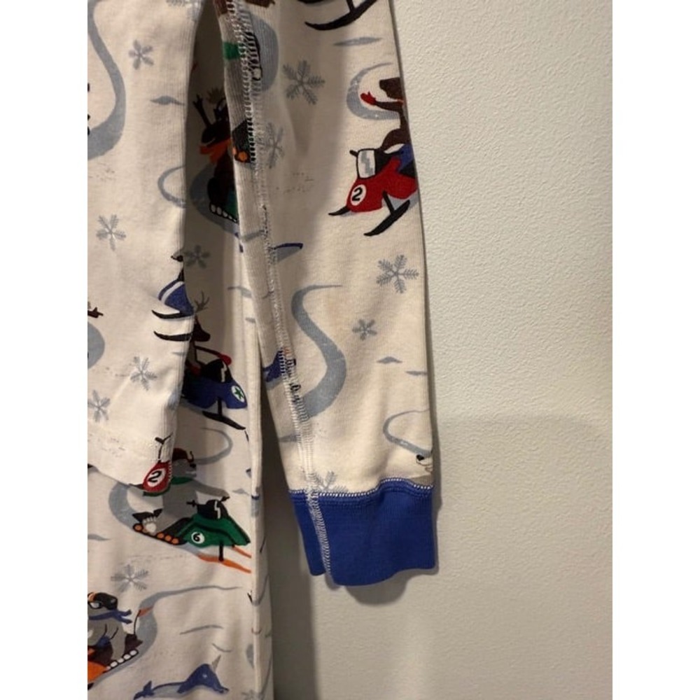 Hanna Andersson Pajamas "Go By Snow" 130 cm 8 Play - Picture 2 of 6